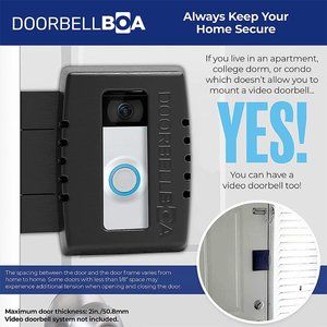 "Doorbell Boa"  Video Doorbell/Camera Mount